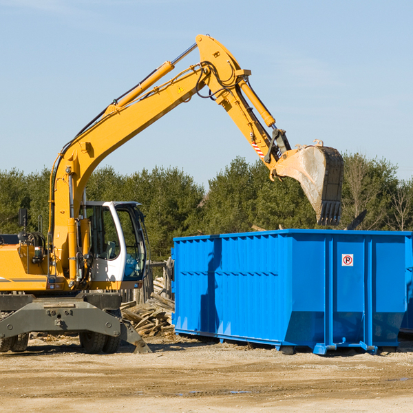 are there any restrictions on where a residential dumpster can be placed in Carpentersville Illinois